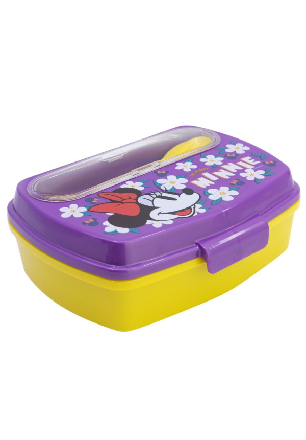 Tupper rect. cubiertos MINNIE