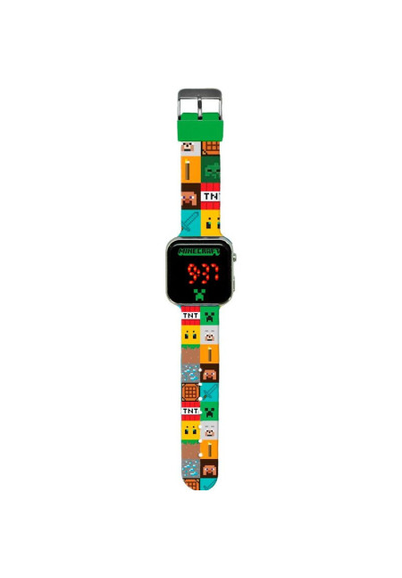 Reloj digital led MINECRAFT