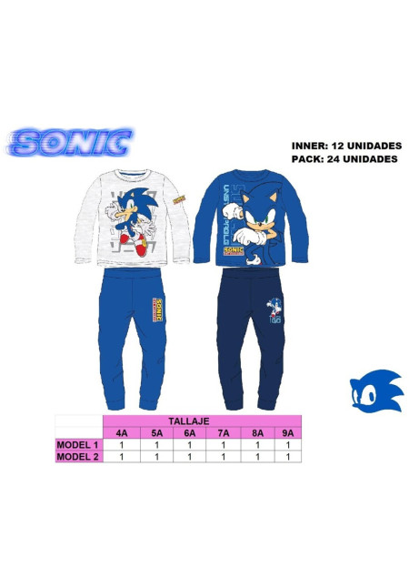 Pijama algodón SONIC