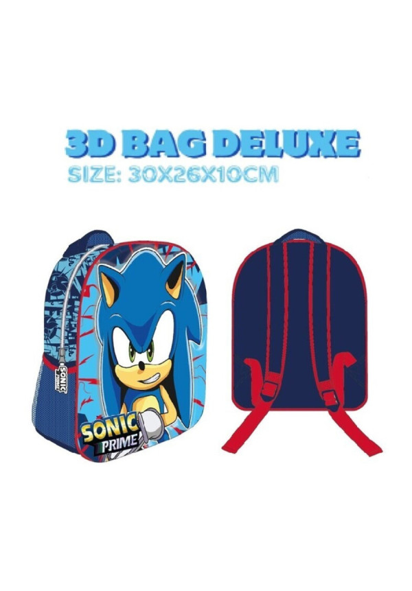 Mochila 30cm 3D SONIC 