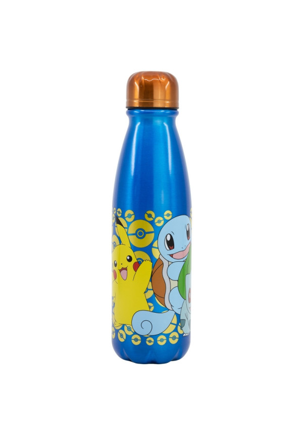 Botella 600ml aluminio POKEMON