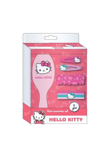 Set accesorios pelo HELLO KITTY