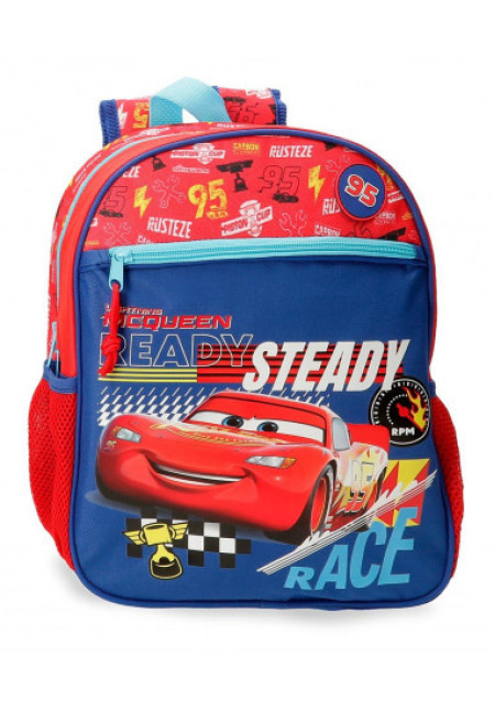 Mochila 34cm CARS lets race