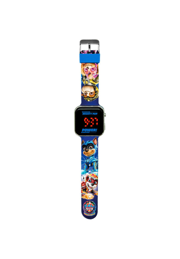 Reloj digital led SUPER PAW blue