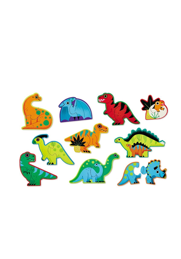 Puzzle 2pc DINOS