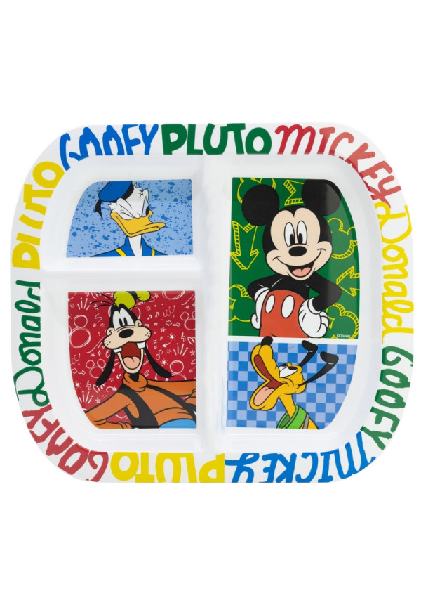 Plato dividido MICKEY