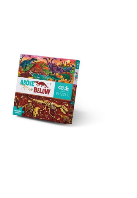 Puzzle 48pc above + below DINOS