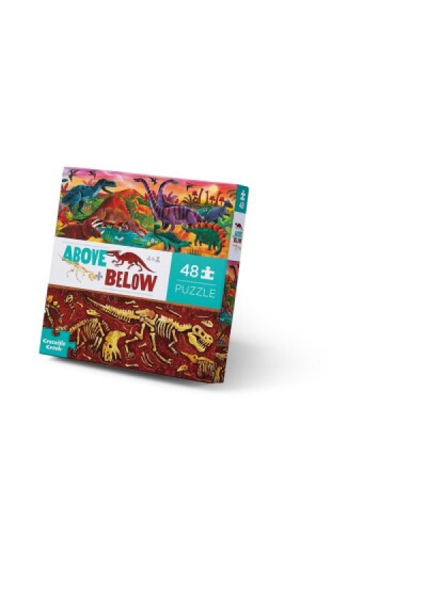 Puzzle 48pc above + below DINOS