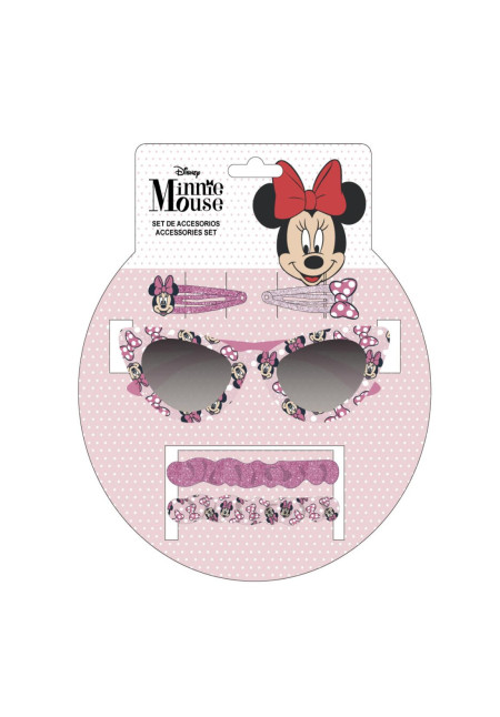 Set pelo + gafas MINNIE