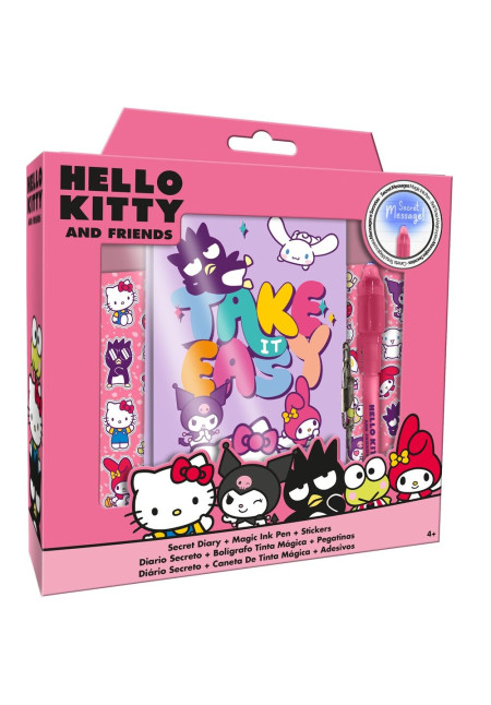 Diario secreto + boli magico HELLO KITTY