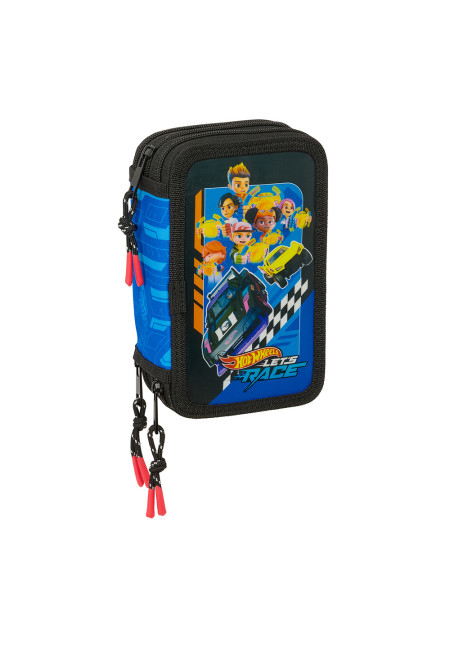 Plumier triple HOT WHEELS lets race