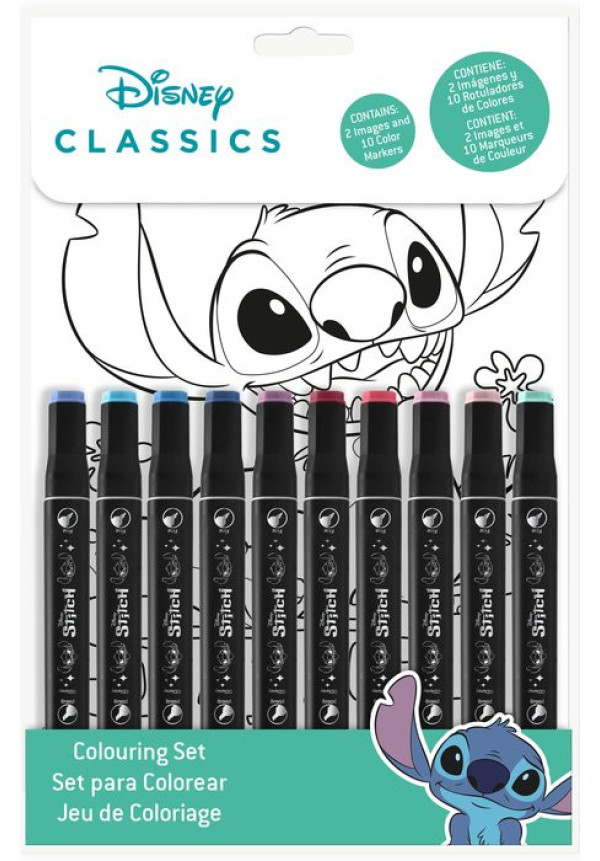 Set colorear numeros STITCH