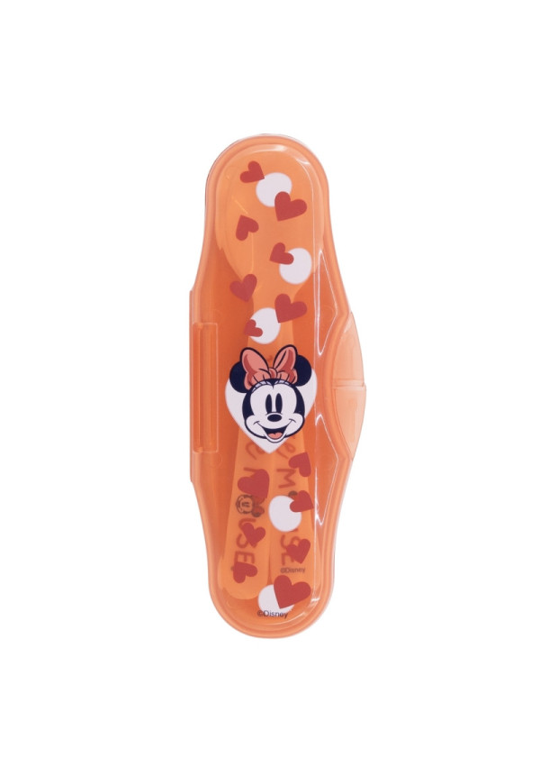 Estuche 2 cubiertos bebe MINNIE