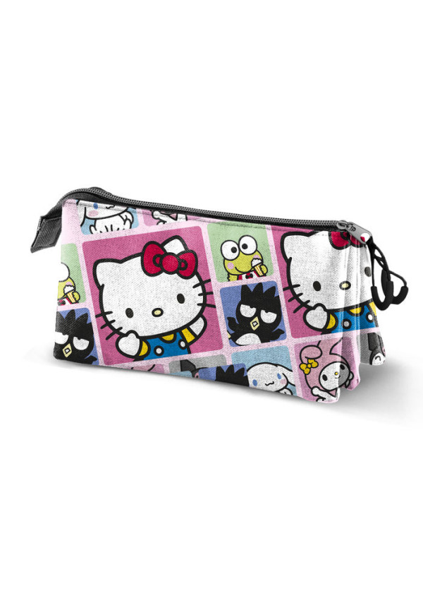 Portatodo triple HELLO KITTY