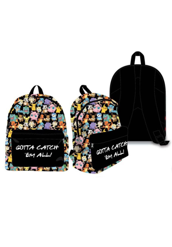 Mochila 40cm POKEMON gotta catch em all