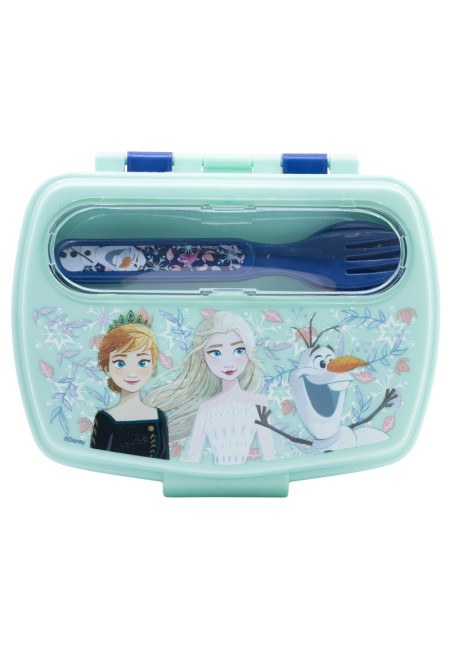 Tupper rect. cubiertos FROZEN