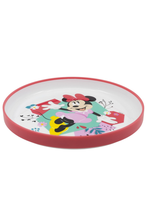 Plato antidesliz. MINNIE flowers