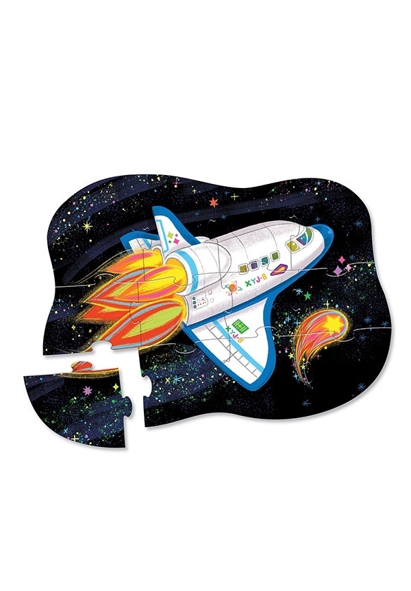 Puzzle 12pc NAVE ESPACIAL