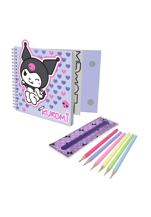 Cuaderno actividades estuche KUROMI