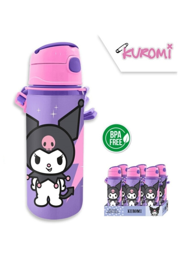 Botella 600ml correa KUROMI