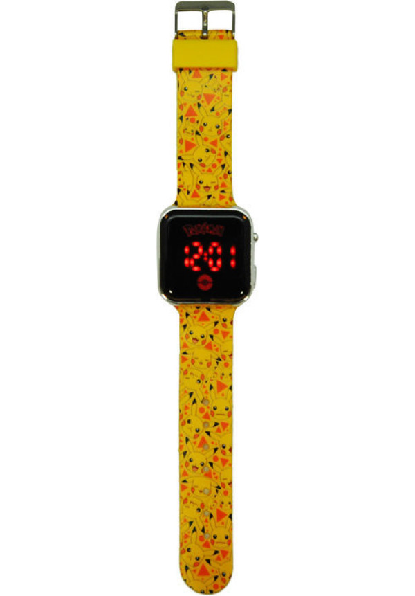 Reloj digital led POKEMON amarillo