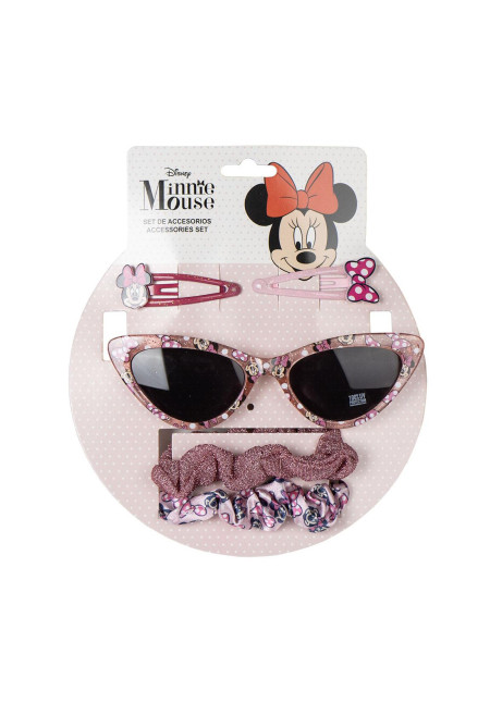Set pelo + gafas MINNIE