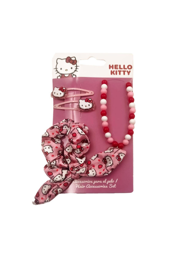 Set accesorios pelo HELLO KITTY