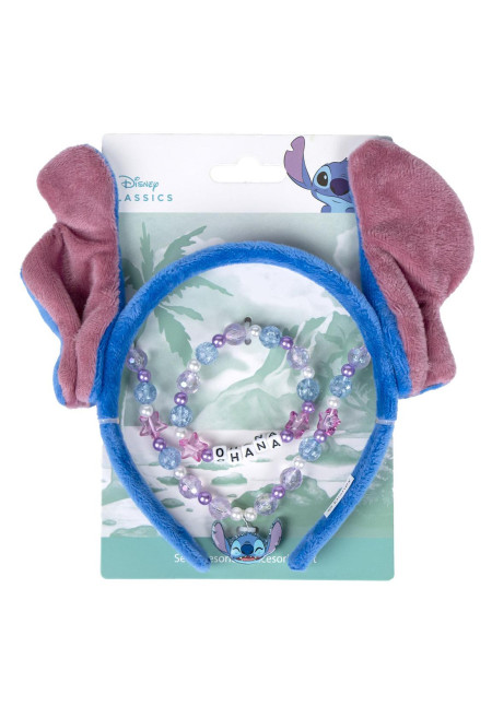 Set diadema + joyas STITCH