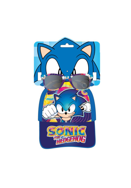 Set gorra + gafas SONIC