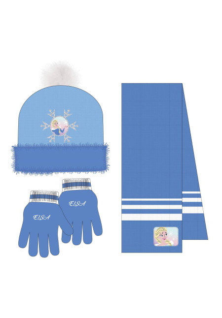 Set gorro guante bufanda FROZEN