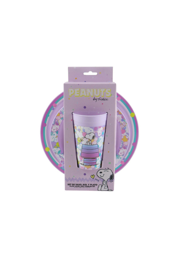 Set vajilla 3pc SNOOPY