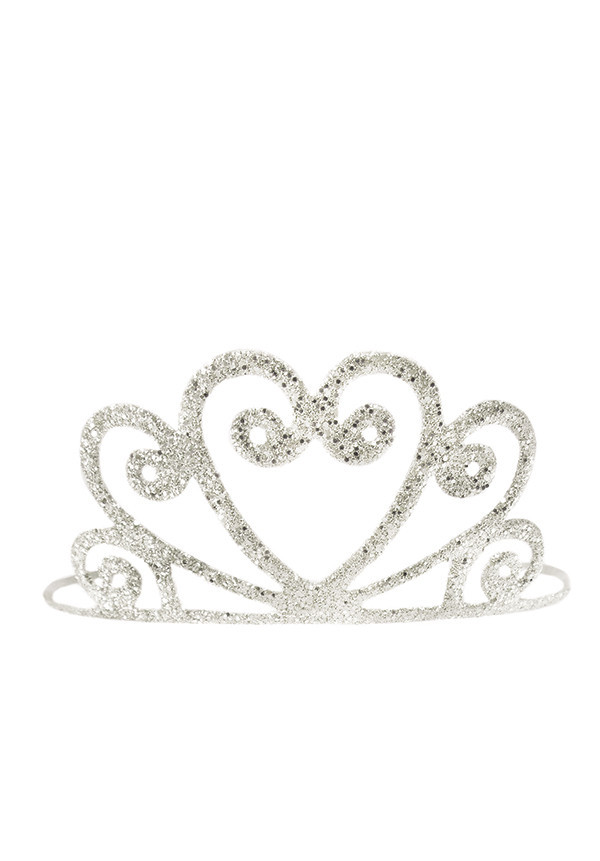 Tiara silver glitter