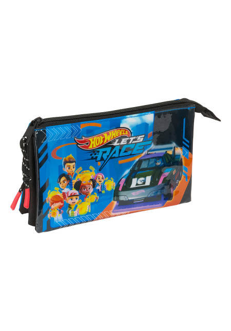 Portatodo triple HOT WHEELS lets race