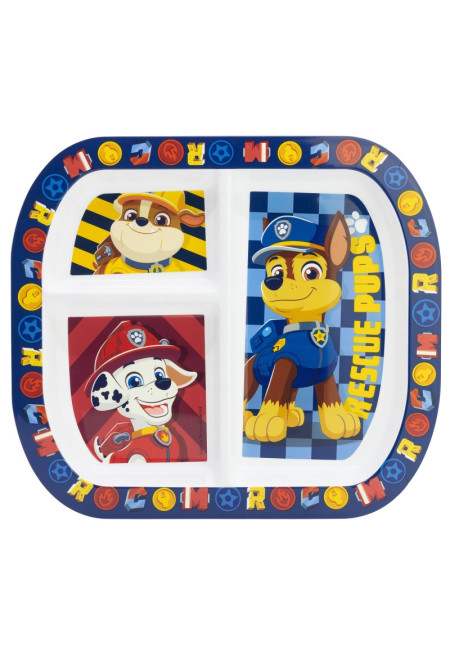 Plato dividido PAW PATROL