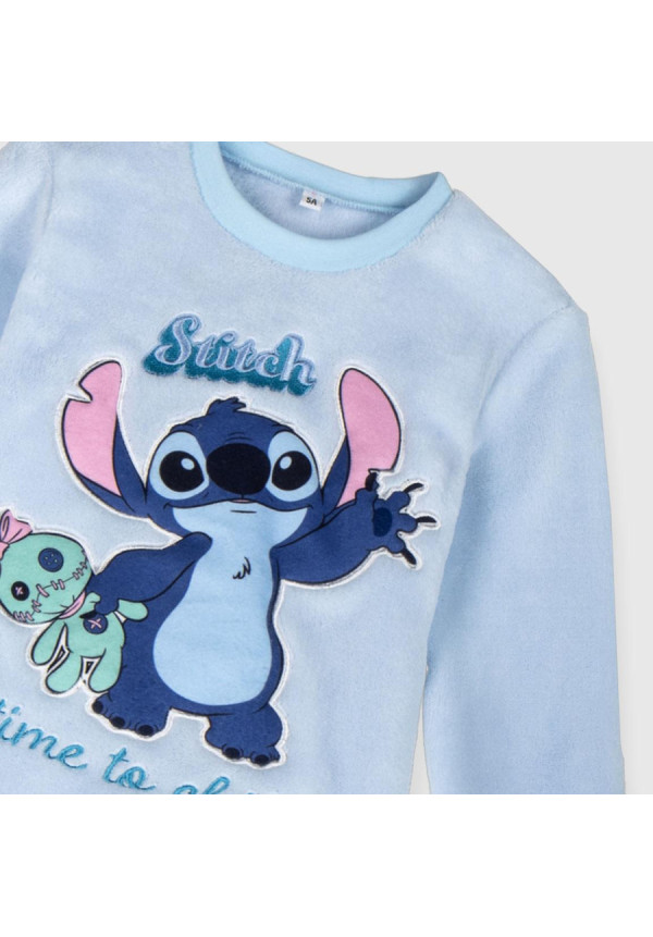 Pijama coralina STITCH
