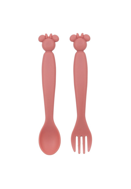 Set 2 cubiertos bebe MINNIE