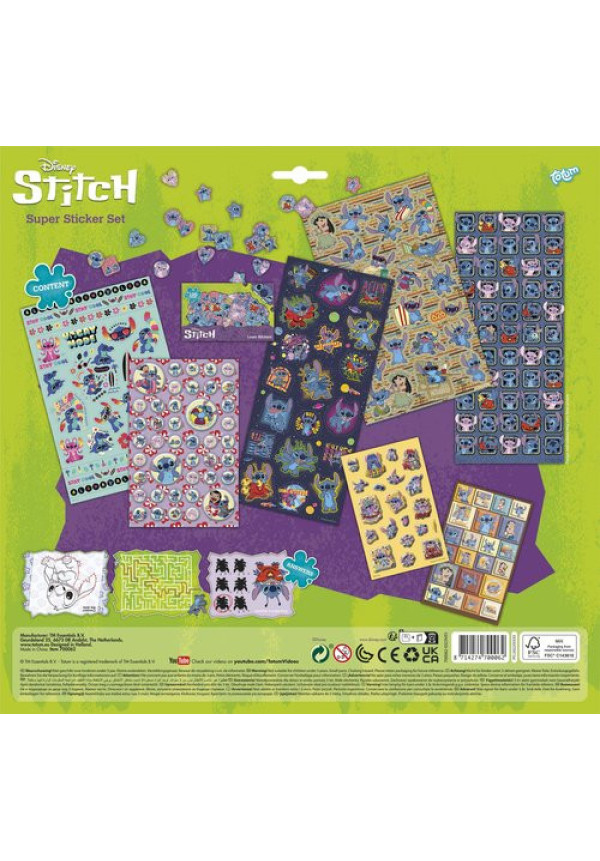 Super set stickers STITCH