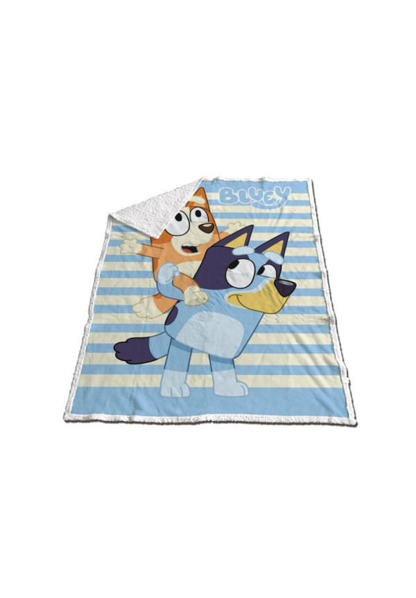 Manta sherpa 120x150 BLUEY