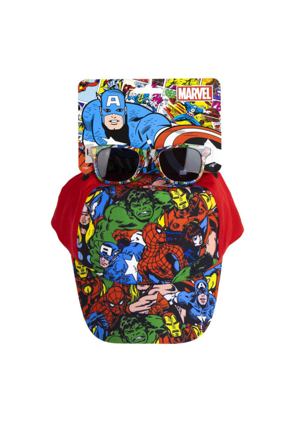 Set gorra + gafas AVENGERS
