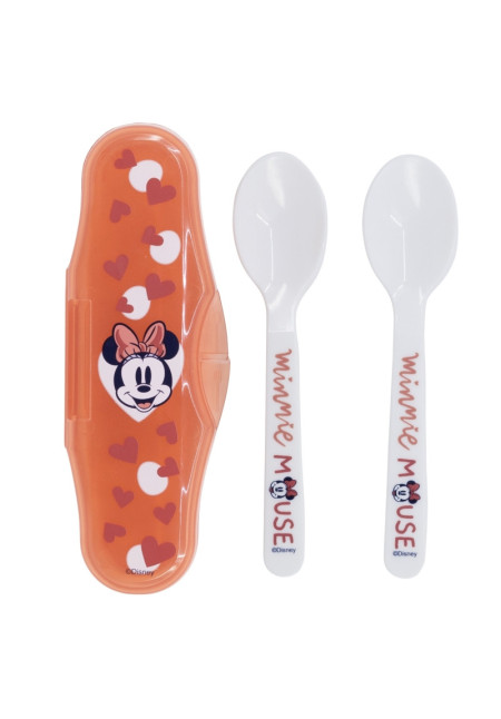 Estuche 2 cubiertos bebe MINNIE