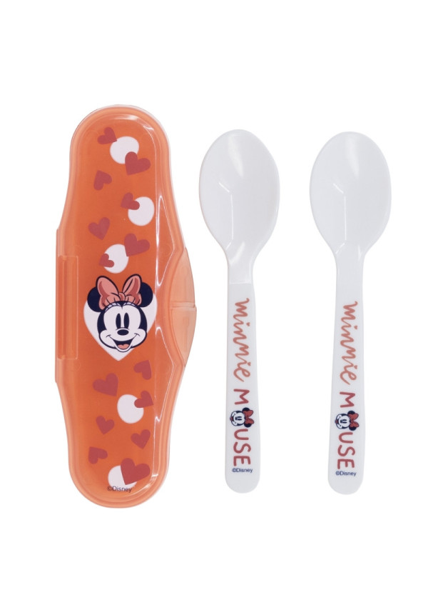 Estuche 2 cubiertos bebe MINNIE