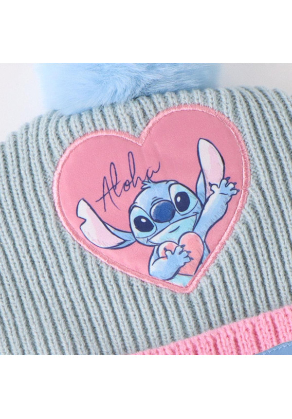 Set gorro guante bufanda STITCH