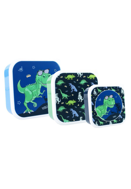 Set 3 tuppers DINO