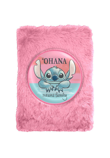 Libreta plush STITCH