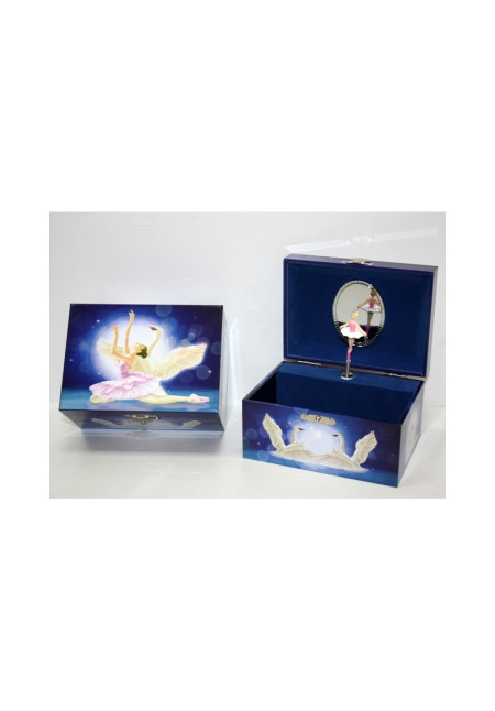 Joyero musical bailarina blue