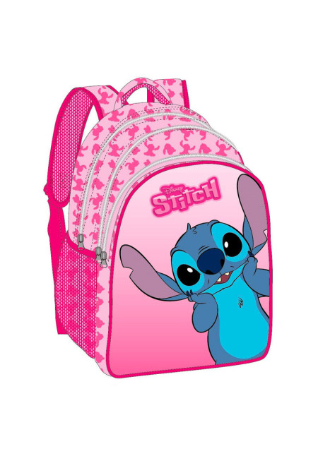 Mochila 42cm STITCH rosa