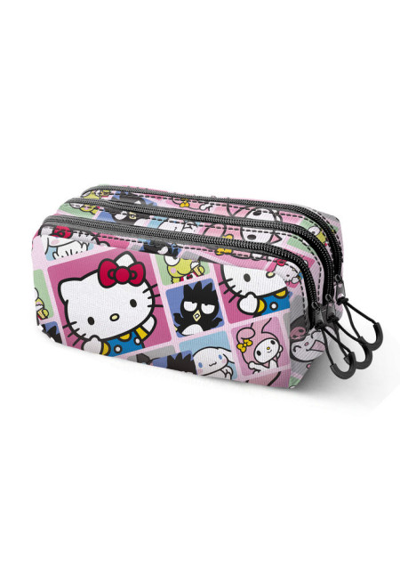 Portatodo triple HELLO KITTY