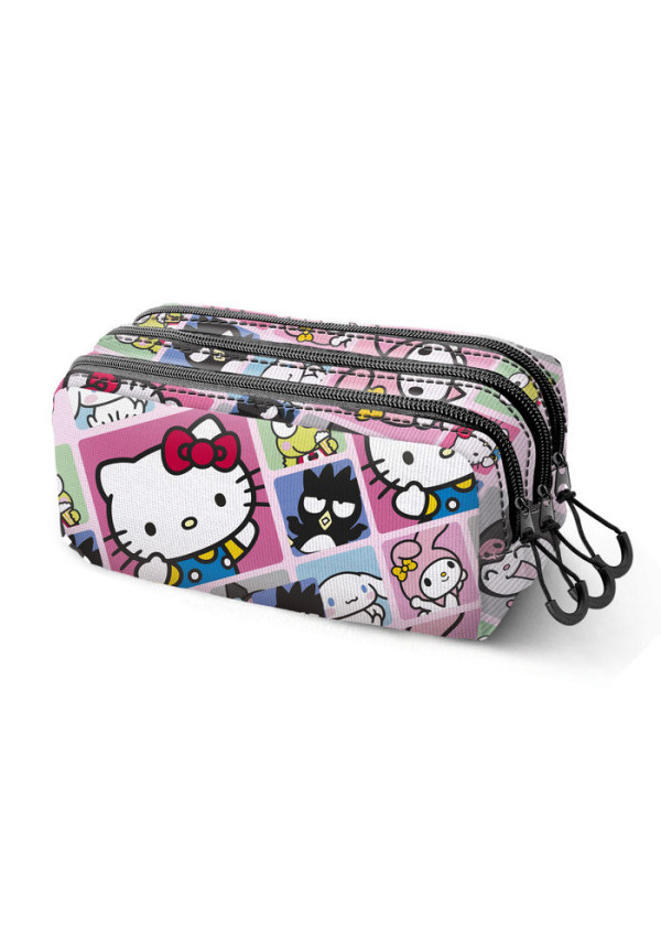 Portatodo triple HELLO KITTY