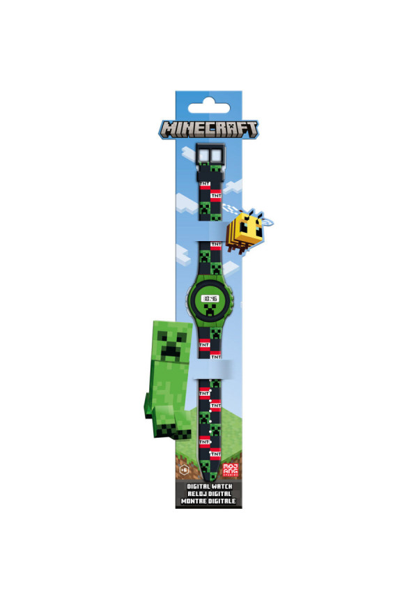 Reloj digital MINECRAFT