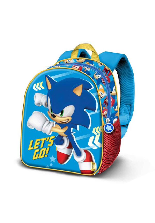 Mochila 31cm 3D SONIC